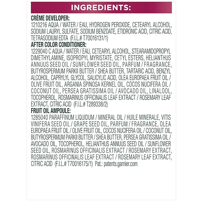 Garnier Hair Color Nutrisse Ultra Color Nourishing Creme, RP1 Dark Intense Pink Red (Cherry Flamingo) Permanent Hair Dye, 2 Count (Packaging May Vary)