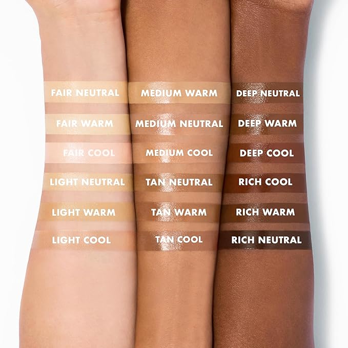 e.l.f. Halo Glow Skin Tint SPF 50, Tinted Moisturizer For Light, Buildable Coverage, Creates A Natural Glow, Vegan & Cruelty-Free, 18 Rich Neutral