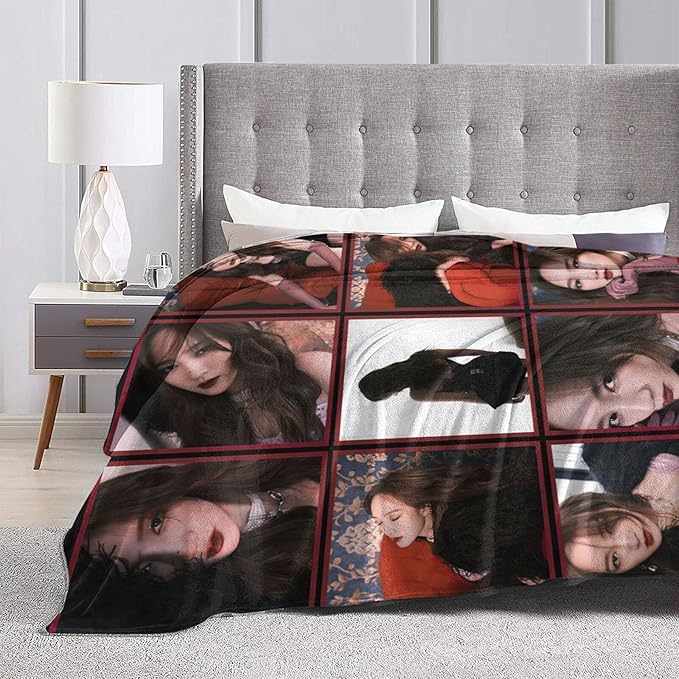 QETXVI Custom Blanket with Photos Text Customized Blanket Personalized Flannel Throw Blankets for Adult Kid Birthday Christmas Halloween Fathers Mothers Valentines Gift - 40"x 50"