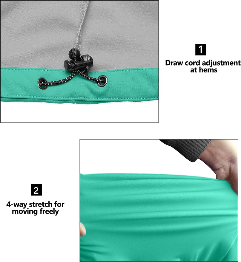 Little Donkey Andy Women's Lightweight Softshell Vest, Windproof Sleeveless Jacket for Running Hiking Travel