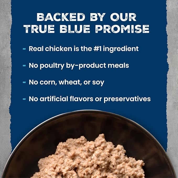 Blue Buffalo Wilderness Chicken Adult 7+ Wet Cat Food Paté, 5.5 oz, 24 ct | Real Chicken #1 Ingredient, High Protein & Grain-Free Recipe, Supports an Active Lifestyle
