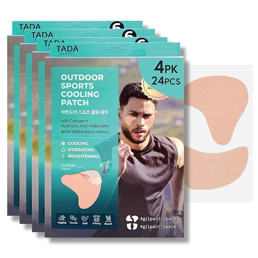 Sun Patch, Under Eye UV Protection for Golf, Hiking, Driving, Outdoor Sports | Cooling Sunblock Patches, Scar & Sun Damage Protection (#3 24PCS (4PK))
