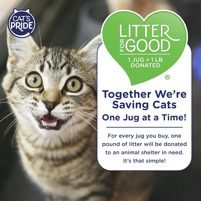 Cat's Pride Antibacterial Litter, Odor-Eliminating Lightweight Scented 12lb