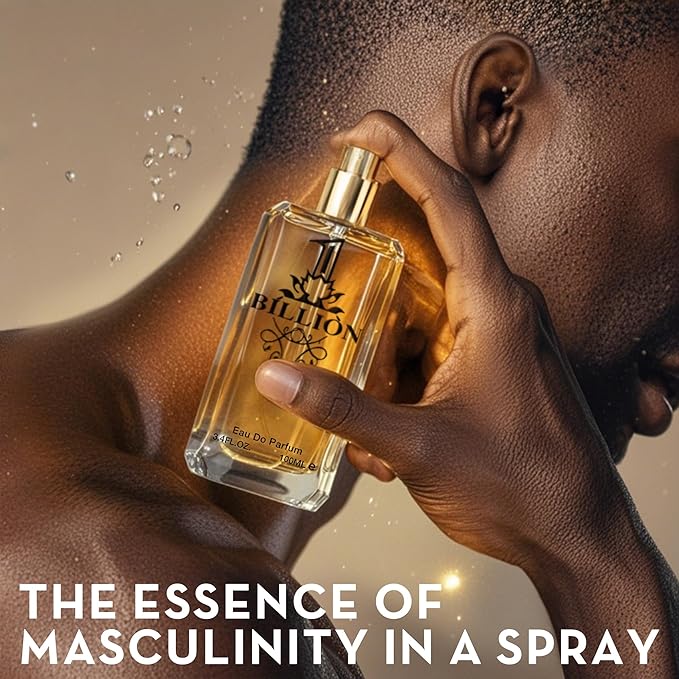 A CENTER Men's Cologne Include 4 Variety Pack Perfume Gift Set- 3.4 Fl Oz Each Eau De Parfume Tobacco,Musk,Woody,Masculine Scent Long Lasting Fragrance(Bundle B)