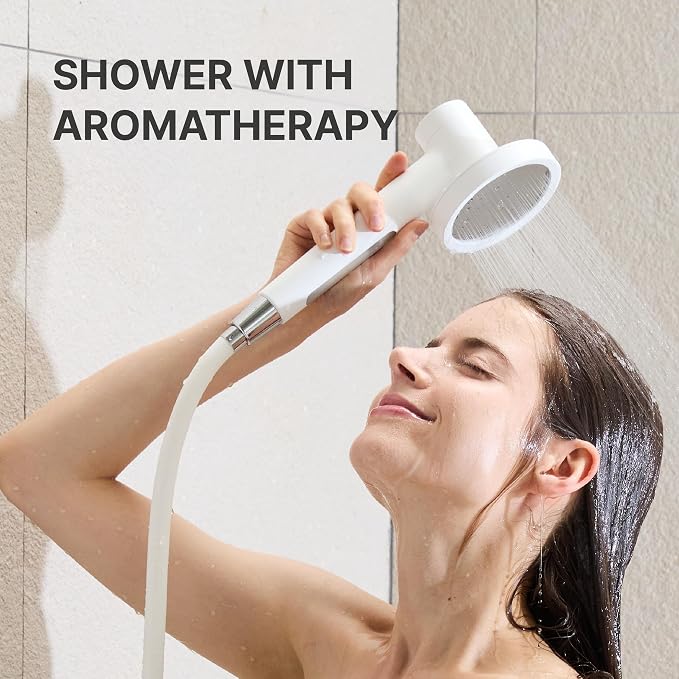 SecondShower Infuser Set 15 Shower Tablets (Lofoten Forest) with Essential Oils for Aromatherapy, Hydration & Skin-Nourishing Formula, Spa-Like Shower Experience