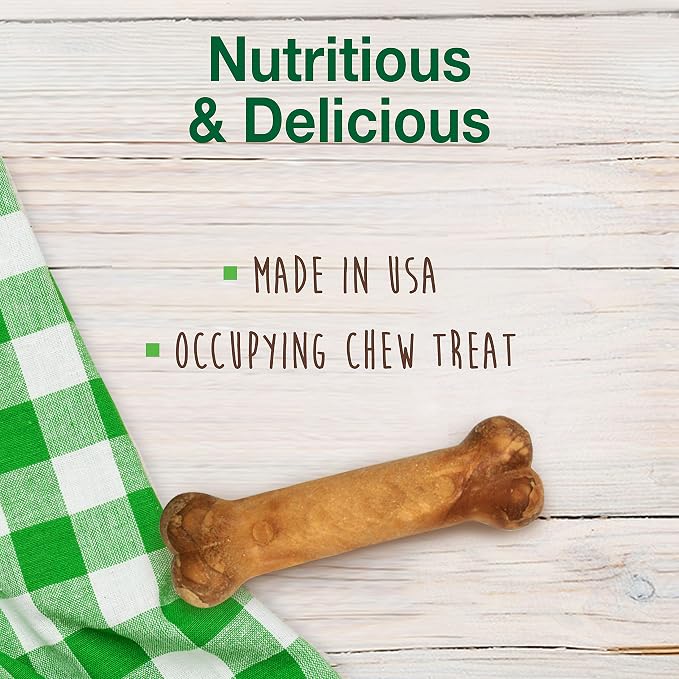 Nylabone Healthy Edibles Dog Treats, Roast Beef & Chicken Flavor, 8 Count | X-small, roast beef & chicken flavor, natural dog chews, made in USA, long lasting chews for small dogs up to 15 lbs