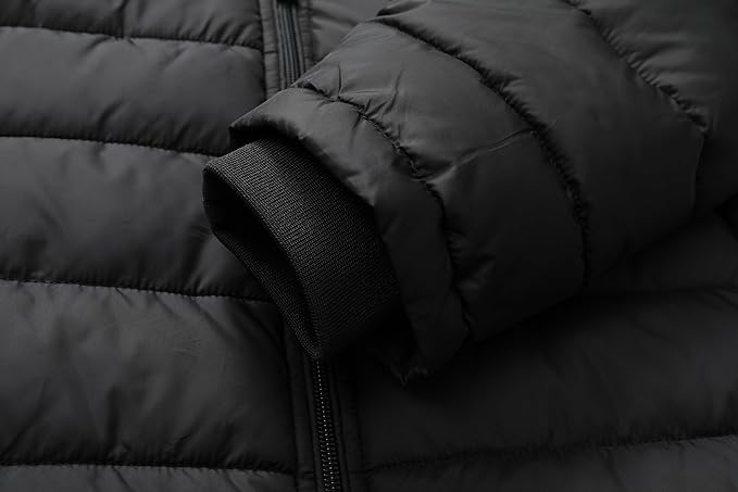 GOLDLADIES Women's Waterproof Long Down Jacket,Warm Winter Hooded Puffer Coat Thickened for Hiking Outdoor