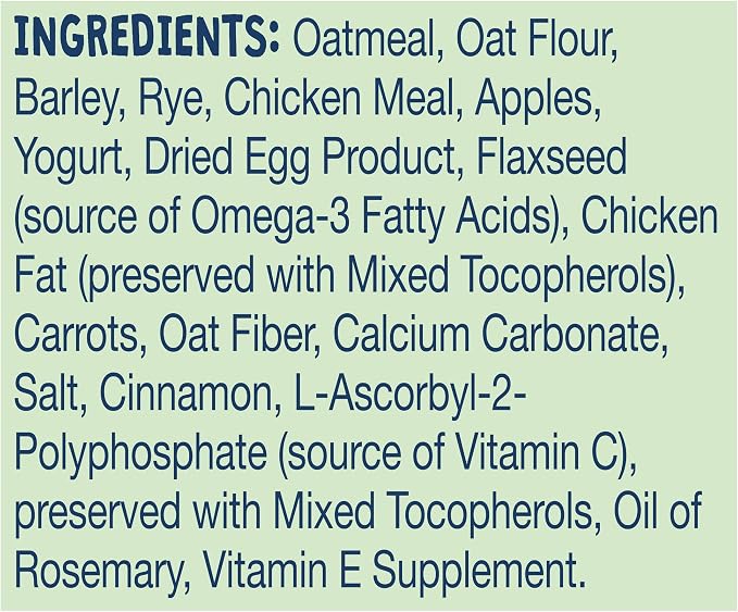 Blue Buffalo Health Bars Mini Natural Crunchy Dog Treats to-GO, Mini Biscuits, Apple & Yogurt 1-oz Bags (Pack of 12)