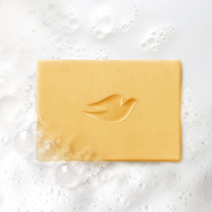 Dove Plant Milk Cleansing Bar Soap Turmeric Milk & Lemon Drop Glow Booster for Moisturized Skin Gentle Cleanser, No Sulfate Cleansers or Parabens, 98% Biodegradable Formula 5 oz, (Pack of 8)