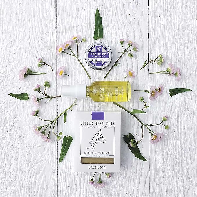 Little Seed Farm All Natural Deodorant Cream - Lavender - Aluminum Free Deodorant for Women or Men, Net Wt. 2.4oz | 68g