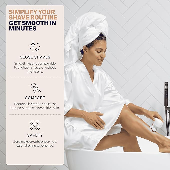 Freebird FlexSeries Electric Razor for Women - Silk Smooth Legs, Body Hair, & Pubic Shaver - for Private Area, Sensitive Skin, Bikini Trimmer