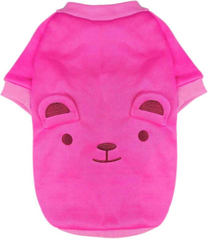 Rose Cute Dog Sweater Soft Winter Clothes for Small Dogs, XL | Classic Rose Knit Pullover, Fall Winter Outfit, Elastic Cuffs, Holiday Party Matching, Machine Washable Sweatshirt for Pets
