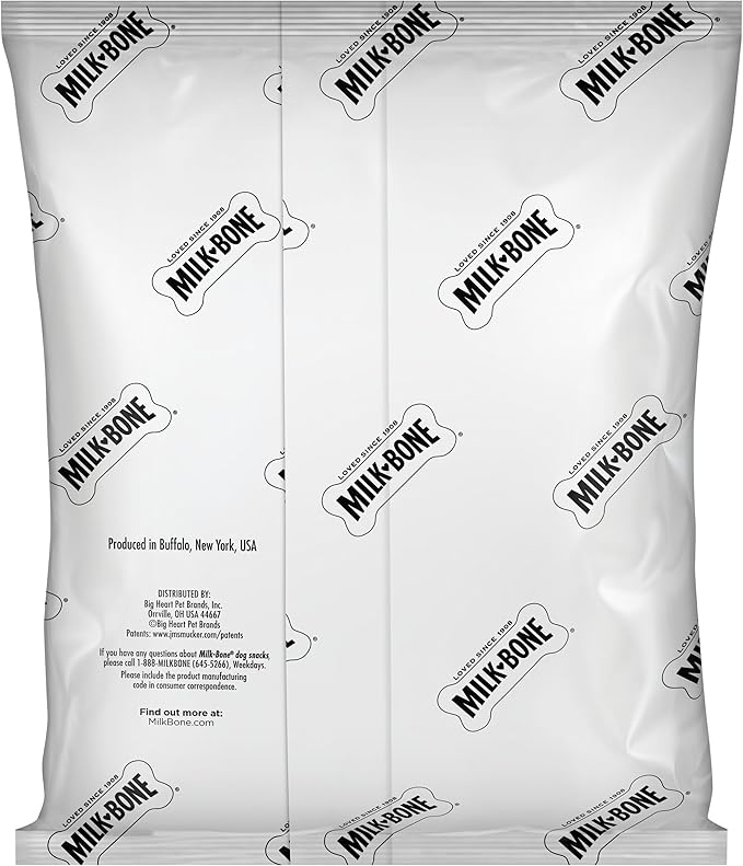 Milk-Bone MaroSnacks Dog Treats, 38 Ounce Refill Packs (Pack of 2) | Refill bags, Made with real bone marrow, Dog treats with 12% protein