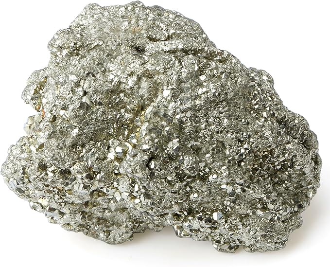 ZHIYUXI Pyrite Crystal Healing Crystals Pyrite Stone Raw Natural Rocks Crystals and Stones Reiki Meditation Luck Success 1.57-1.97"