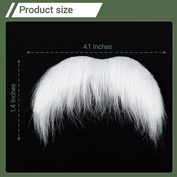 Self Adhesive Fake Mustache False Facial Hair Stick On Cosplay Mustache Halloween Party