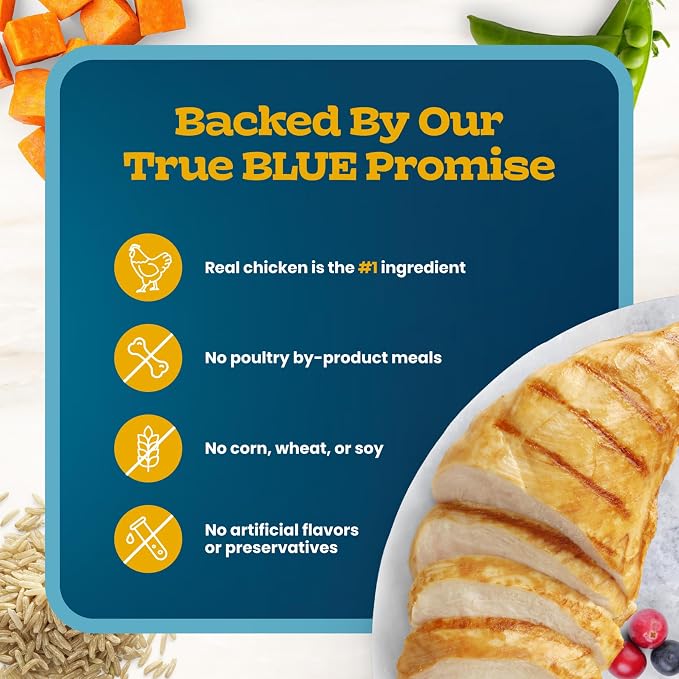 Blue Buffalo Tastefuls Irresistible Gravy Experience Chicken Food, 15 lb | Adult Cat Chicken & Brown Rice Recipe, Real Chicken First, Add Warm Water for Real Gravy, Whole Grains, Veggies & Fruit