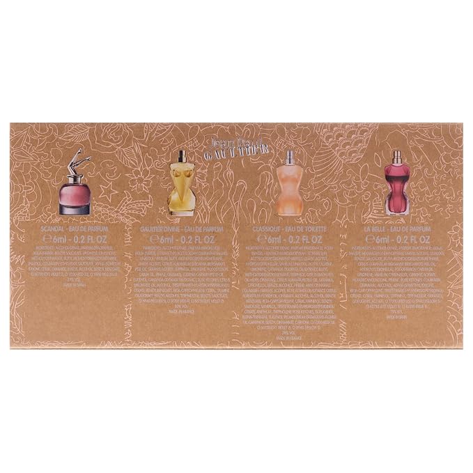 Miniatures Set by Jean Paul Gaultier for Women - 4 Pc Mini Gift Set