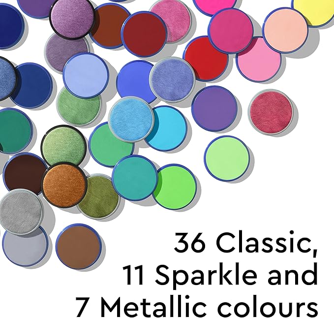 Snazaroo Classic Face and Body Paint, 78.3g (2.76-oz) Pot, White