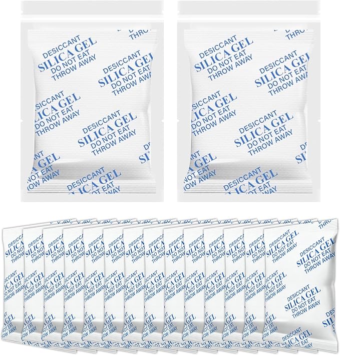 16pcs Pet Food Desiccant Bag Compatible with Oneisall Automatic Cat Feeder, Desiccant Packs Replacement with Color Indicating for Automatic Pet Feeder, Keep Cat Dog Food Dry and Fresh