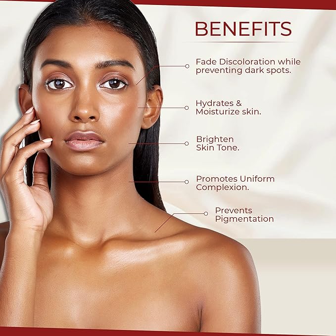 Neoprosone, Skin Brightening Cream | 1.7 Fl oz / 50 ml | Fade Dark Spots on: Face, Elbows, Knees, Body | with Alpha Arbutin, Lactic Acid, Castor Oil