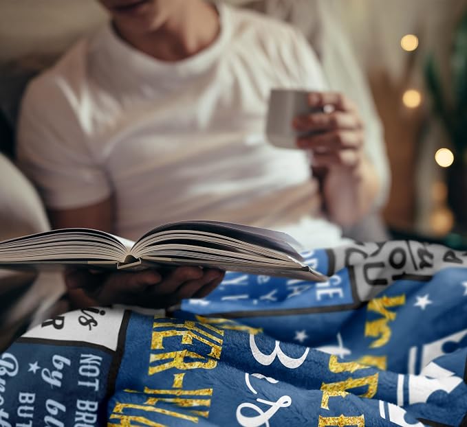 Brother in Law Birthday Gifts Fathers Day, for Brother in Law Adult Blanket 60"x50"