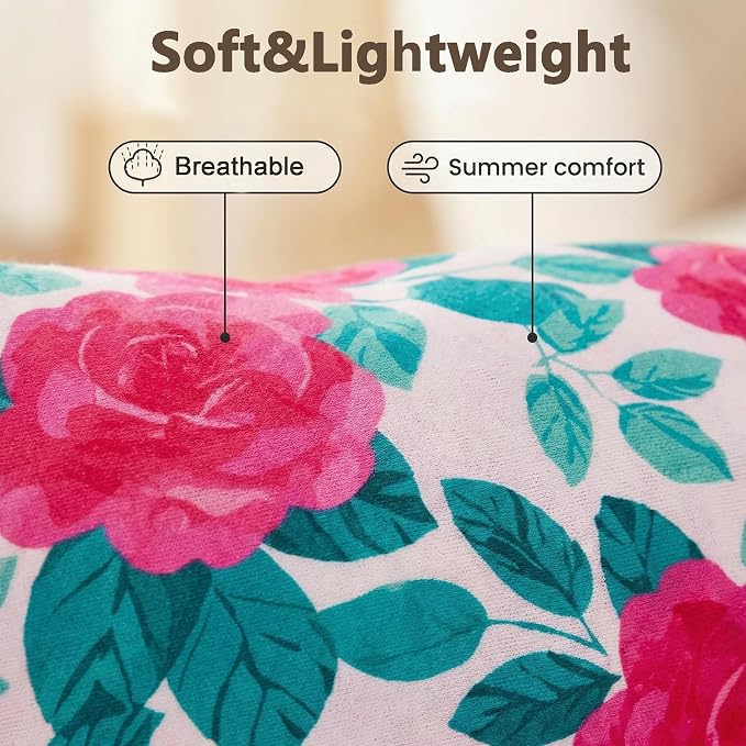 Dog Pajamas Summer Dog Clothes for Small Medium Dogs Girl Dog Pjs Cute Doggie Onesie Breathable Puppy Clothes Soft Stretchy Cat Pet Outfit (Rose, Large)