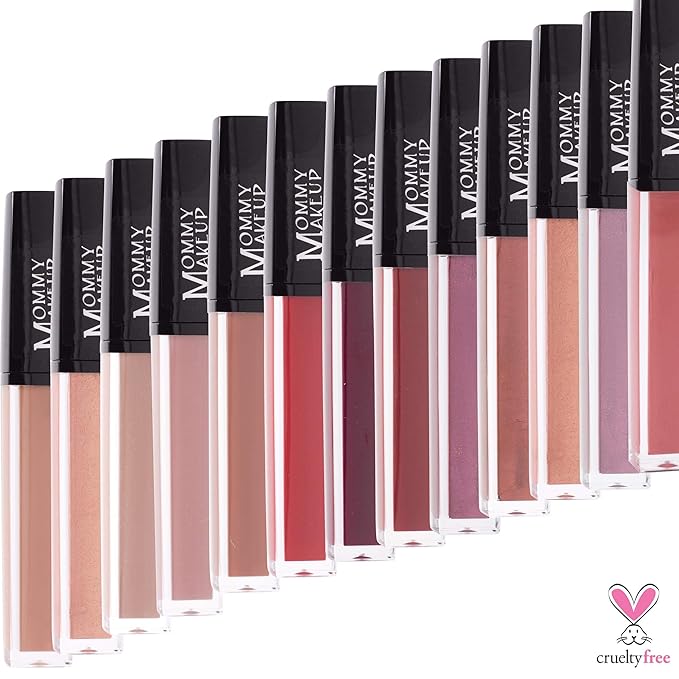 Mommy Makeup Stay Put Matte Lip Cream - Kiss-proof, Transfer-proof, Waterproof, Long Lasting Lipstick - Non-Drying Formula Infused with Vitamin E (Ginger)
