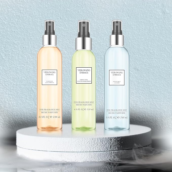 Vera Wang Body Mist for Women, Periwinkle and Iris | 8 Ounce | Pack of 2 | Passionate Floral | Sparkling Fragrance