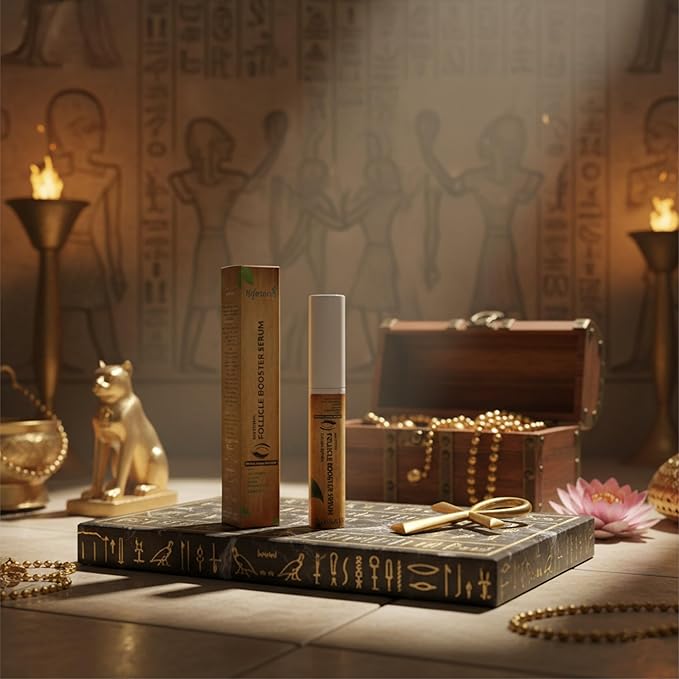 Nefertari Eye Lash Serum for Eyelash Growth: Advanced Formula to Boost Naturally Longer Fuller and Thicker Looking Lashes - Vegan & Cruelty-Free for Sensitive Eyes 8mL