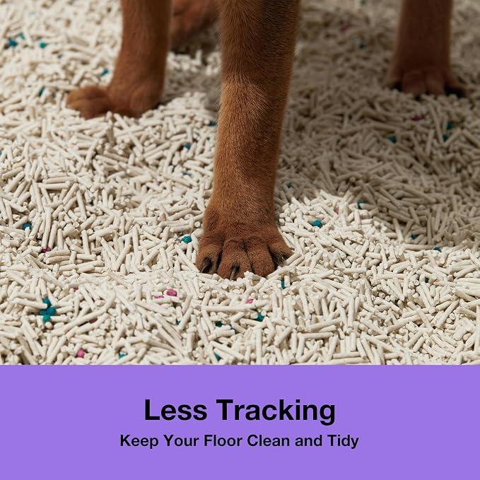 VETRESKA Tofu Cat Litter, Odor Control, Original 5.5lb×2bags | Natural Kitty Litter Strong Clumping Flushable Cat Litter Pellet Ultra Absorbent,Dust-Free,Low Tracking Deodorant Tofu Litter