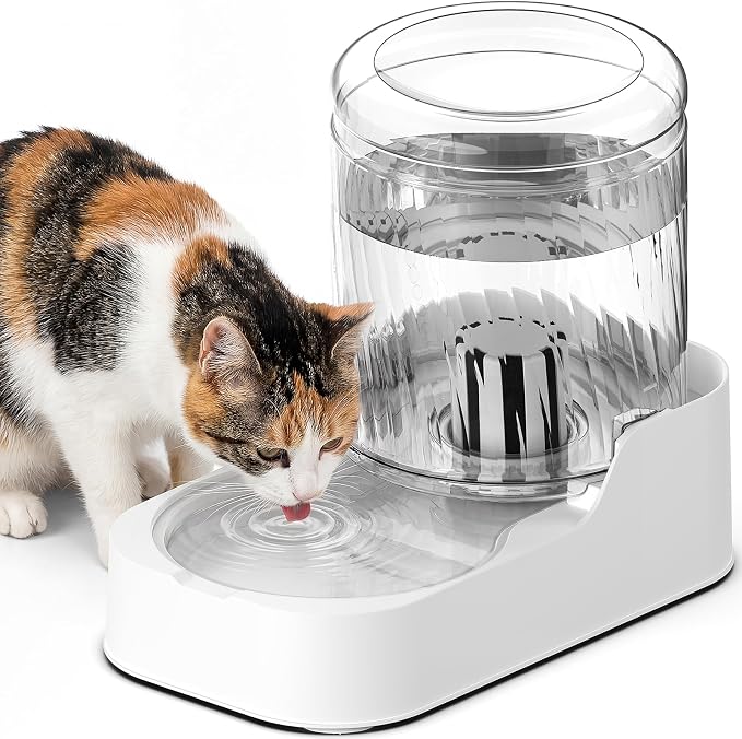 Automatic Cat Water Dispenser Dogs (Bowl not Included) | Dog Water Bowl Dispenser Adjustable Water Dispensing, Auto Pet Waterer for Cats and Dogs