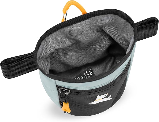 OllyDog, Goodie Treat Bag, Dog Treat Training Pouch | Magnetic Closure | 3 Ways to Wear | Hands-Free Waist Belt | Water-Resistant Recycled Vegan Fabric (St. Lucia)