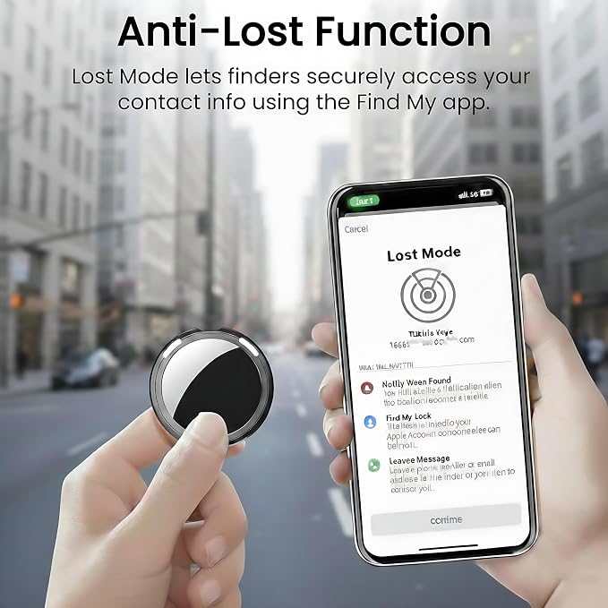 2 Pack Tracker Tag [Apple MFi Certified] Air Bluetooth Smart Tag Key Finder | Pair with Apple Find My (iOS Only) Item Locator Waterproof Worldwide Tracking Device for Kid Pet Wallet Backpack Dog Luggage