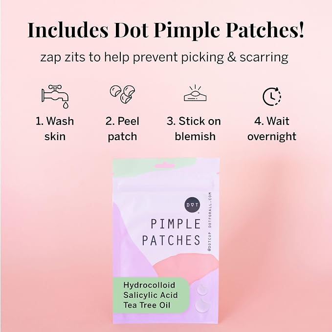 Pixie Organic Cotton Pad Kit for Girls – 64ct Mini & 48ct Regular Pads with Wipes – Leak-Proof with Wings – Perfect for Teens & Light to Average Flow