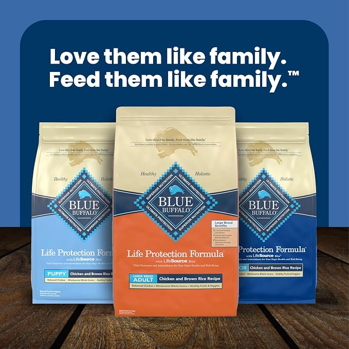 Blue Buffalo Life Protection Formula Chicken Large Adult Dog Food, 30 lb | Real Chicken #1 Ingredient, Antioxidant-Rich LifeSource Bits, Glucosamine Supports Joint Health & Mobility in Large Breeds