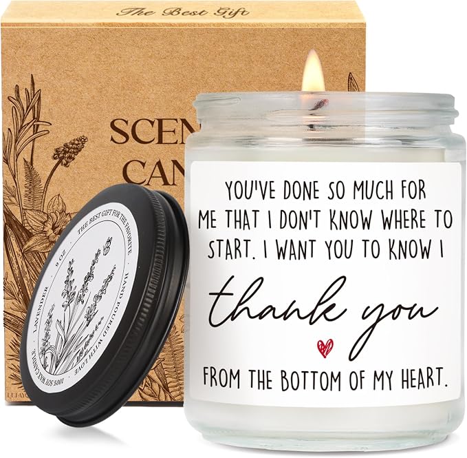 Thank You Candle Gifts for Women, You Have Done So Much for Me Candle, Christmas Appreciation Candles Gifts for Her, Him, Friends Sisters, Hostess, Coworker, Teacher, Boss, Mentor, Professor-41