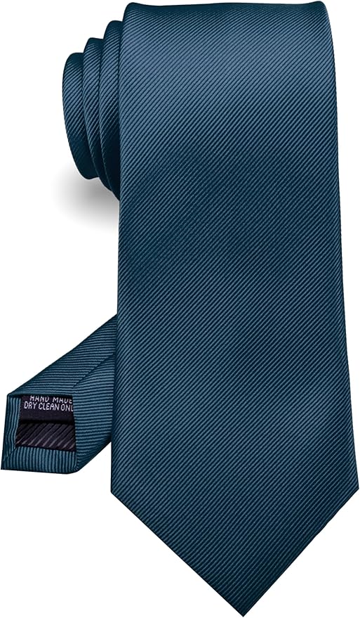 RBOCOTT Solid Color Tie Formal Necktie for Men