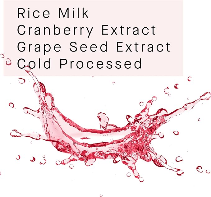 ARCONA Cranberry Toner – Vegan Milky Toner for Face | Brightening & Hydrating Rice Toner for Face | Phyto-Nutrients & Essential Fatty Acids, 4 fl oz.