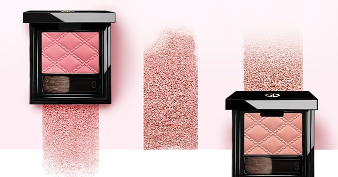 GA-DE Idyllic Soft Satin Blush Powder, 35 - Makeup Powder for Cheeks - Silky Color, Buildable Texture, Sheer to Dramatically Flushed Look - 0.28 oz