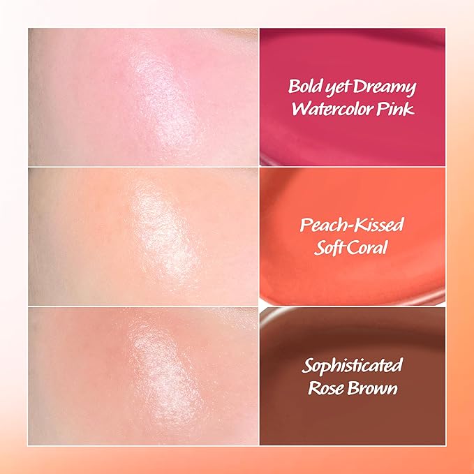 TOUCH IN SOL In My Heart Stick Blush (#Sunset Coral) - Cream Blush Stick for Korean Makeup, Lip & Cheek Multi-Use, Blendable Milk Blusher for Dewy Glow, Kbeauty (0.21 Oz)