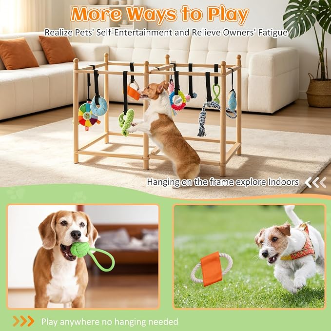 Puppy Play Gym Dog Activity Center for Small Dogs Puppy Gym