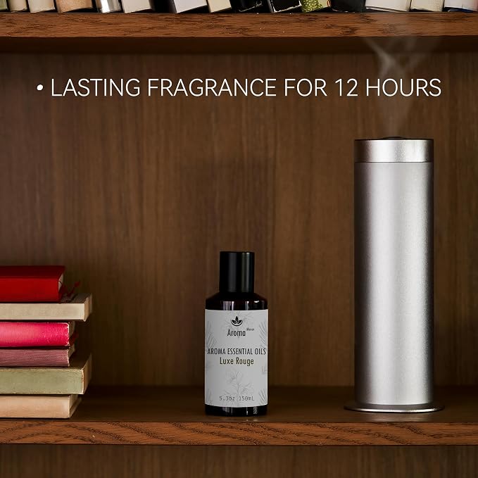 Hotel Scents Luxe Rouge 150mL Essential Oil Scent for Diffusers - The Exotic Spice of Saffron, Ambergris, Woody nuances, and Musk - Oil Blends for Aromatherapy - Home Luxury & Hotel Scent Collection