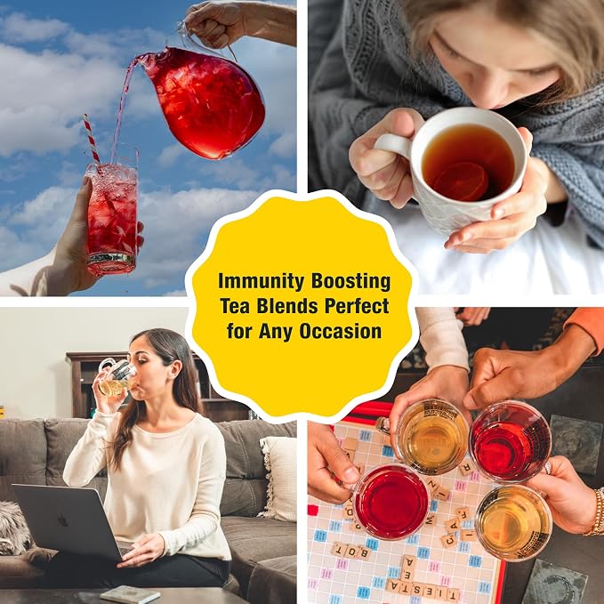 Tiesta Tea - Cranberry Hibiscus Rooibos Tea, Fireberry, Loose Leaf, Herbal Blend with Hibiscus, Cranberry, Currants, Rooibos, Enjoy Hot or Iced, 200 Cups in Resealable Pouch, 16 Ounce