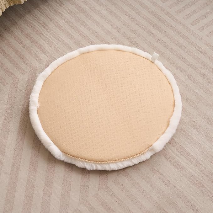 SHENGOCASE Pet Cushion Pad, Faux Fur Dog Cat Kneading Pillow, Crate Bed Insert, 16 Inches, 2-Pack