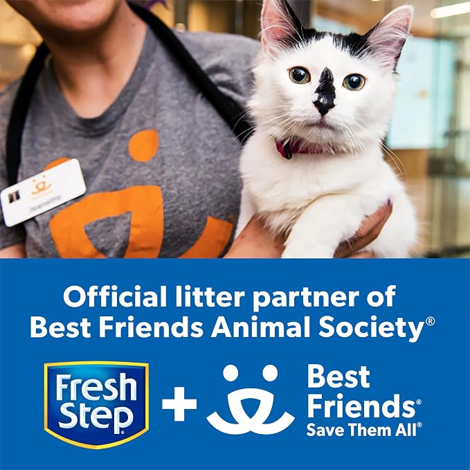 Fresh Step Extreme Clumping Litter with Febreze Freshness, Mountain Spring Scent Clumping Cat Litter with Guaranteed Odor Control, 14 lb. Box (Pack of 3)