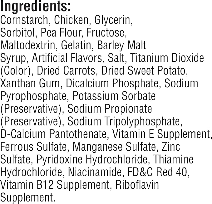 DreamBone Chicken Wrapped Twist Stick Rawhide-Free Dog Treats, 50 Count | Daily Chew, Digests Safely and Completely, Made With Real Protein, Chicken and Veggies, For Adult Dogs