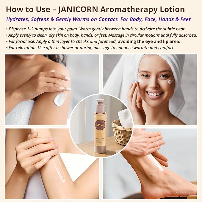 Frankincense & Lavender Aromatherapy Lotion – Lightweight Moisturizer for Body & Massage, Gentle Warming Care with Resinous-Floral Aroma for Calming Self-Care Rituals, 3.4 fl oz / 100 ml