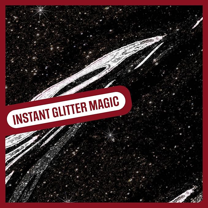 wet n wild Halloween Fantasy Makers Mega Glitter Shimmer Liquid Lipstick,High Pigmented Creamy Texture, Shimmery Blendable Formula, Cruelty-Free - Spell Bound