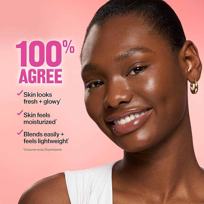 Revlon Glimmer Tinted Moisturizer Stick for Face, Lightweight Foundation, Hydrating Skincare-Infused Makeup, 170 170, 0.31 oz