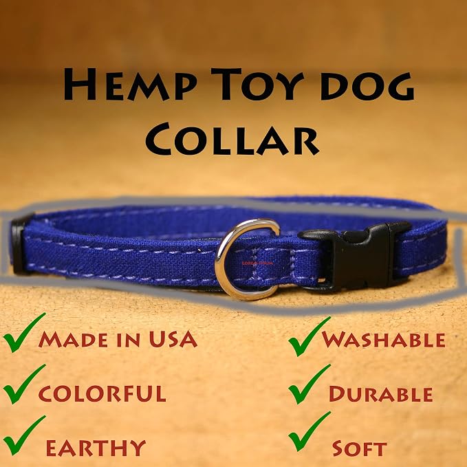 Toy Dog Collars (Blue)